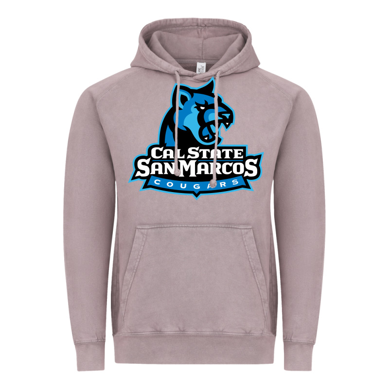 The Cal State San Marcos Cougars Vintage Hoodie by linhVisuals | Teevron