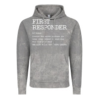 Cloud Rock first responder  definition design Vintage Hoodie - linhVisuals
