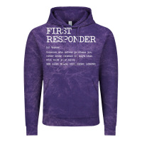 Cloud Purple first responder  definition design Vintage Hoodie - linhVisuals