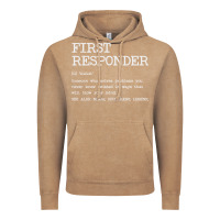 Vintage Coffee first responder  definition design Vintage Hoodie - linhVisuals