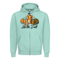 Seafoam hello fall Zipper Hoodie - JahusDesignShop