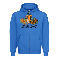 True Royal hello fall Zipper Hoodie - JahusDesignShop
