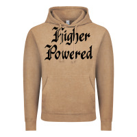 Vintage Coffee higher powered   alcoholics anonymous slogans Vintage Hoodie - linhVisuals