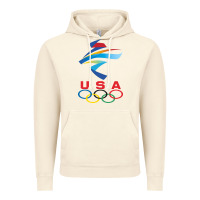 Vintage Artic USA OLYMPIC RINGS Vintage Hoodie - linhVisuals