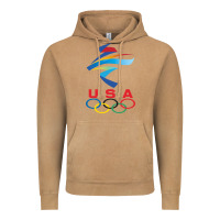 Vintage Camel USA OLYMPIC RINGS Vintage Hoodie - linhVisuals