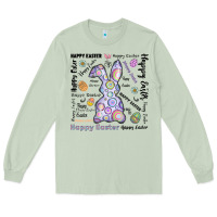 Matcha Happy Easter Long Sleeve Tee - CowhideDigitalArt