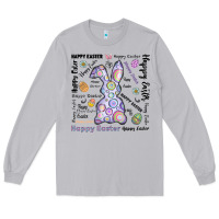 Moon Dust Happy Easter Long Sleeve Tee - CowhideDigitalArt