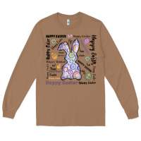 Toasted Coconut Happy Easter Long Sleeve Tee - CowhideDigitalArt
