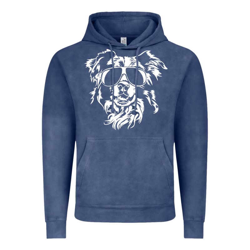 Border Collie Dog T  Shirt Border Collie With Sunglasses Cool Dog T  S Vintage Hoodie by linhVisuals | Teevron