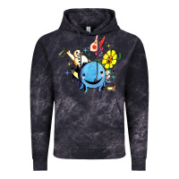 Cloud Black oswald the octopus Vintage Hoodie - linhVisuals