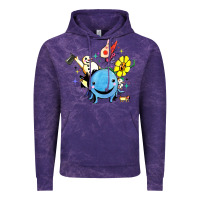 Cloud Purple oswald the octopus Vintage Hoodie - linhVisuals