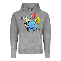 Cloud Rock oswald the octopus Vintage Hoodie - linhVisuals