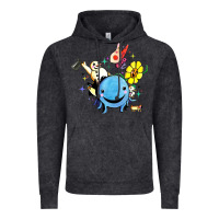 Vintage Black oswald the octopus Vintage Hoodie - linhVisuals