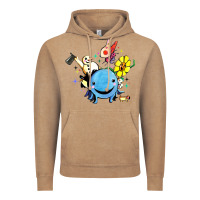 Vintage Coffee oswald the octopus Vintage Hoodie - linhVisuals