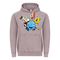 Vintage Zinc oswald the octopus Vintage Hoodie - linhVisuals
