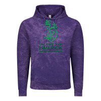 Cloud Purple ul  university of limerick Vintage Hoodie - linhVisuals