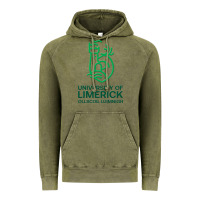 Vintage Olive ul  university of limerick Vintage Hoodie - linhVisuals
