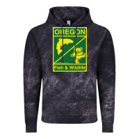 Cloud Black oregon fish & wildlife deadheads unite! Vintage Hoodie - linhVisuals