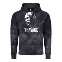 Cloud Black THAVAGE Vintage Hoodie - linhVisuals