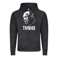Vintage Black THAVAGE Vintage Hoodie - linhVisuals