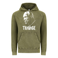 Vintage Olive THAVAGE Vintage Hoodie - linhVisuals