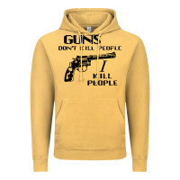 Vintage Mustard guns dont kill people i kill people 1996 Vintage Hoodie - linhVisuals