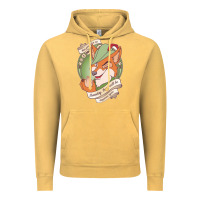 Vintage Mustard chin up   robin hood Vintage Hoodie - linhVisuals