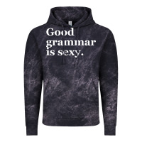 Cloud Black good grammar is sexy Vintage Hoodie - linhVisuals