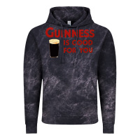Cloud Black guiness is good for you (and me) hq fnny Vintage Hoodie - linhVisuals