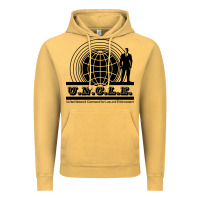 Vintage Mustard the man from u.n.c.l.e. Vintage Hoodie - linhVisuals