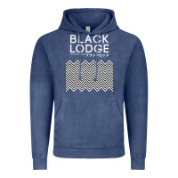 Vintage Denim twin peaks inspired japanese black lodge Vintage Hoodie - linhVisuals