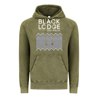 Vintage Olive twin peaks inspired japanese black lodge Vintage Hoodie - linhVisuals