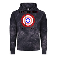 Cloud Black i can do this all day graphic mens & womens t shirt Vintage Hoodie - linhVisuals