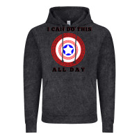 Vintage Black i can do this all day graphic mens & womens t shirt Vintage Hoodie - linhVisuals