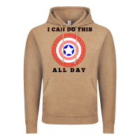 Vintage Coffee i can do this all day graphic mens & womens t shirt Vintage Hoodie - linhVisuals