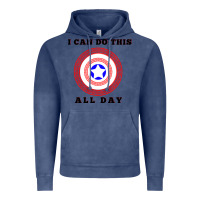Vintage Denim i can do this all day graphic mens & womens t shirt Vintage Hoodie - linhVisuals