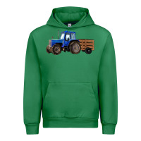 Emerald Farm Tractor Urban Hoodie - RanaPortraitStore