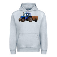 Heather Grey Farm Tractor Urban Hoodie - RanaPortraitStore