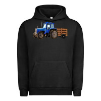 Pigment Black Farm Tractor Urban Hoodie - RanaPortraitStore