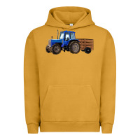 Pigment Peanut Butter Farm Tractor Urban Hoodie - RanaPortraitStore