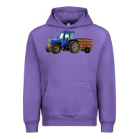 Tulip Farm Tractor Urban Hoodie - RanaPortraitStore