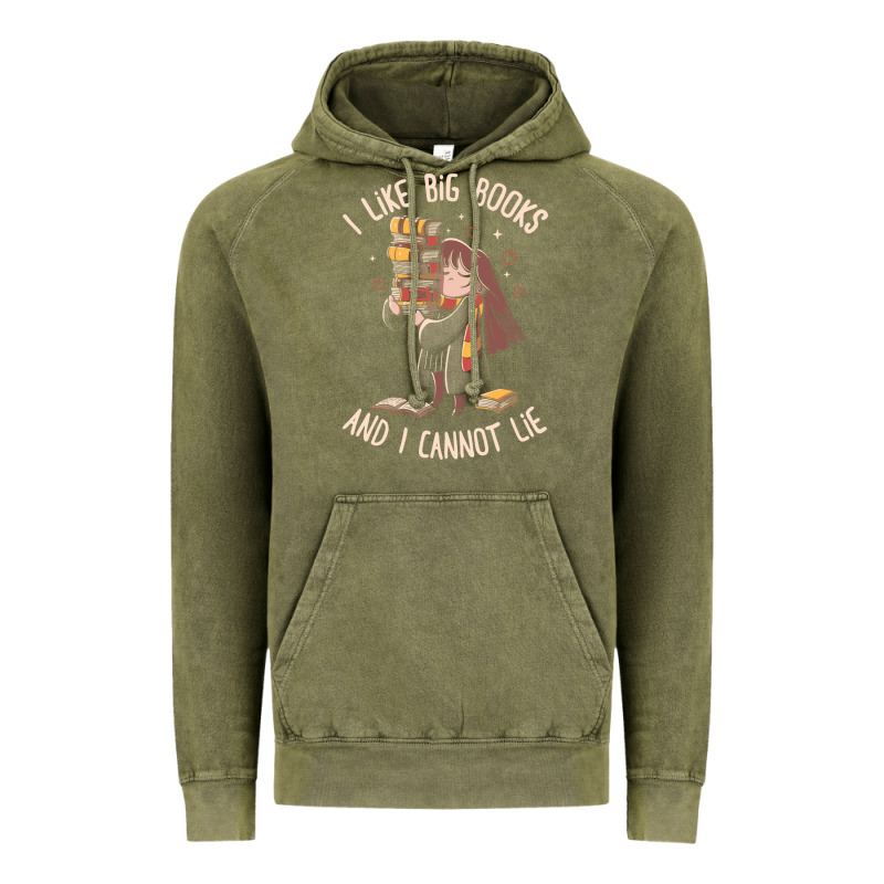 I Like Big Books Vintage Hoodie by linhVisuals | Teevron