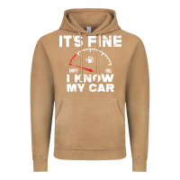 Vintage Camel Empty gas gauge it’s fine i know my car low fuel joke Vintage Hoodie - linhVisuals