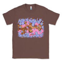 Chestnut easter butterfly leopard background Classic Tee - Artiststas