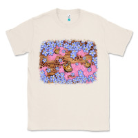 Natural easter butterfly leopard background Classic Tee - Artiststas