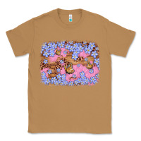 Toasted Coconut easter butterfly leopard background Classic Tee - Artiststas