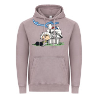 Vintage Zinc back to the peanuts Vintage Hoodie - linhVisuals