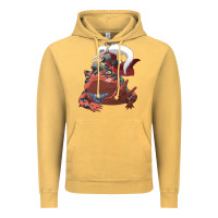 Vintage Mustard jiraiya gamabunta Vintage Hoodie - linhVisuals