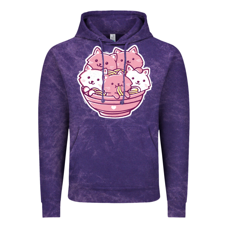 Kawaii Cat Ramen   Cute Gift Vintage Hoodie by linhVisuals | Teevron
