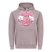 Vintage Zinc kawaii cat ramen   cute gift Vintage Hoodie - linhVisuals